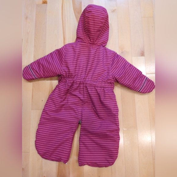 OS trois Mouton pink winter one piece many zippers for easy in out - Picture 6 of 15